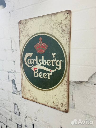 Декор на стену табличка Carlsberg Beer