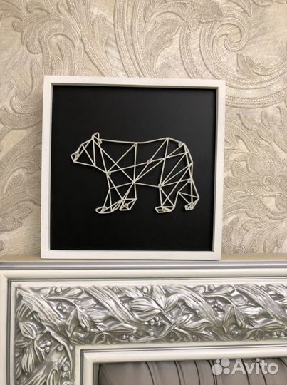 Картина медведь
