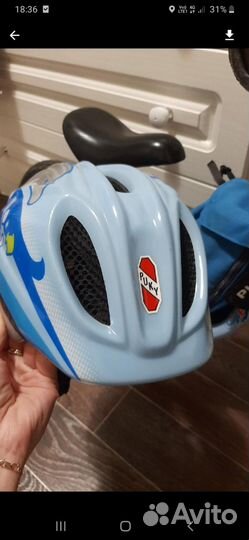 Беговел и шлем puky