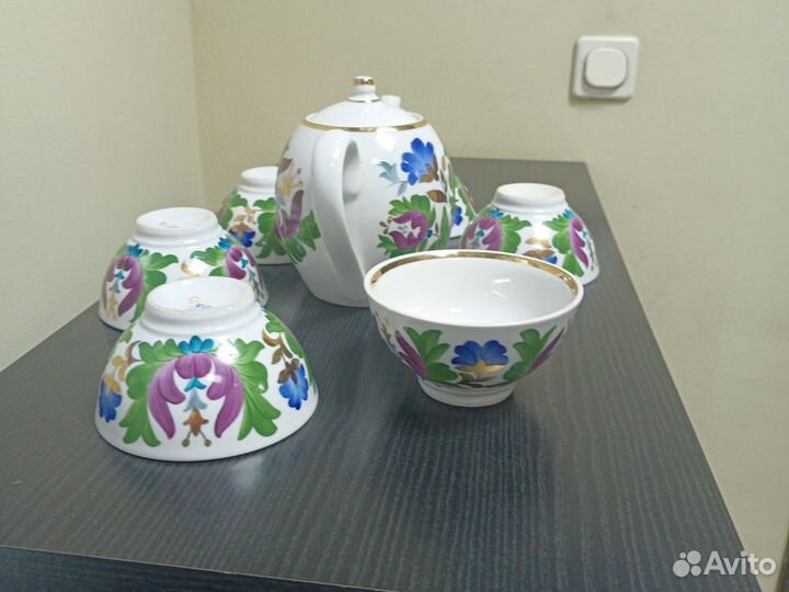 Чайный сервиз с пиалами пфз