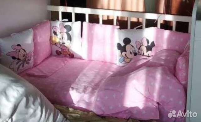 Бортики в кроватку, постельное белье в кроватку