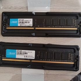 Оперативная память ddr3 8 gb 1600 2шт