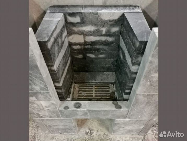 Печь камин талькомагнезит