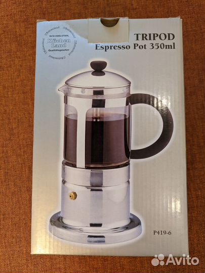 Гейзерная кофеварка Kuchen Land