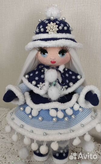 Кукла ручной работы Снегурочка