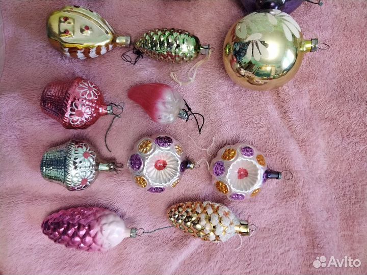 Елочные игрушки СССР одним лотом