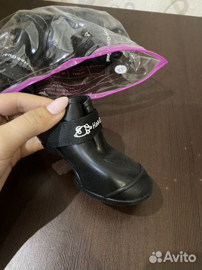 Резиновые сапожки для средних собак