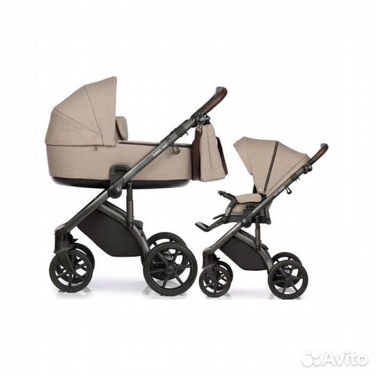 Коляска 2 в 1 Roan Bass Next Nougat