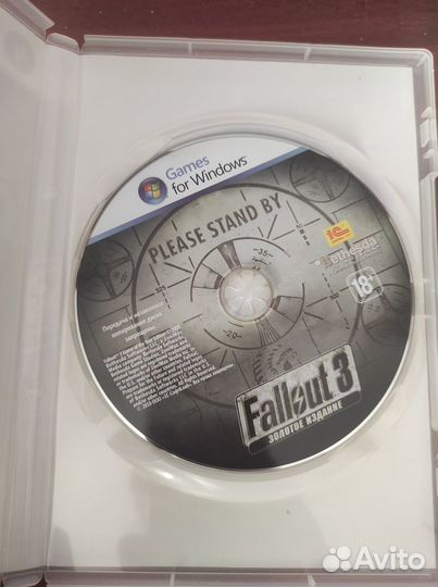 Игра на пк Fallout 3 Золотое издание, коробка