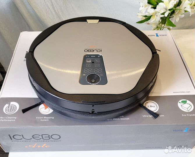 Робот-пылесос Iclebo arte, silver