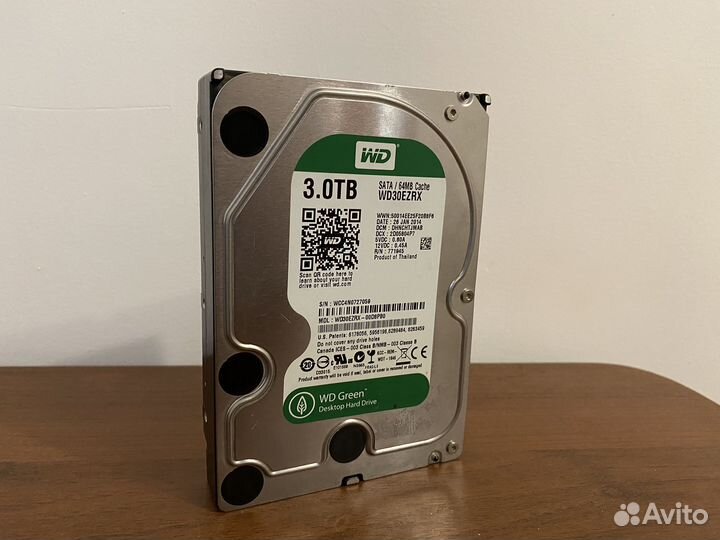 Жесткий диск 3 тб WD Green
