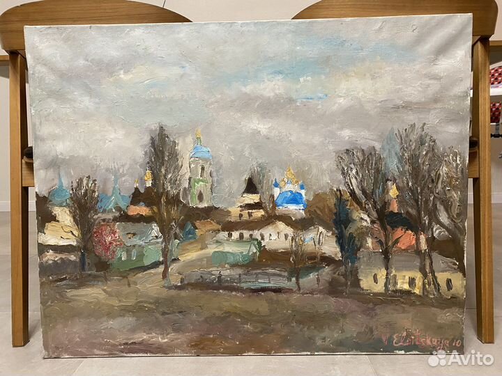 Картина маслом оригинал (Ельницкая), холст, 70х90