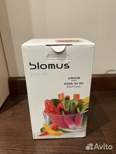 Blomus Бломус Чаша Салатник Порционный стекло