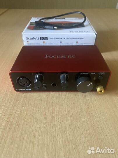 Звуковая карта Focusrite Scarlett Solo 3rd gen