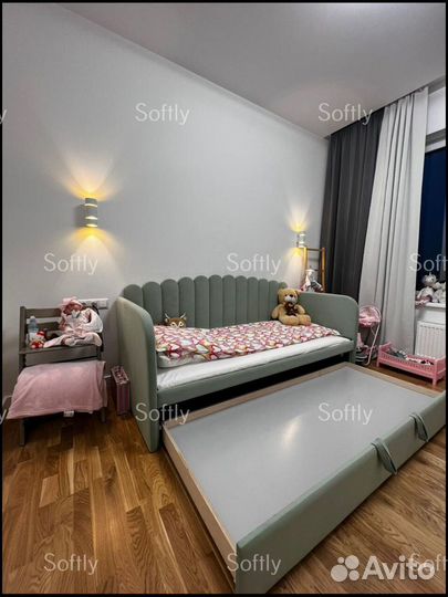 Детская кровать угловая