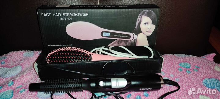 Расческа-выпрямитель + фен