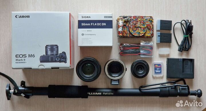 Canon M6 mark II (комплект)