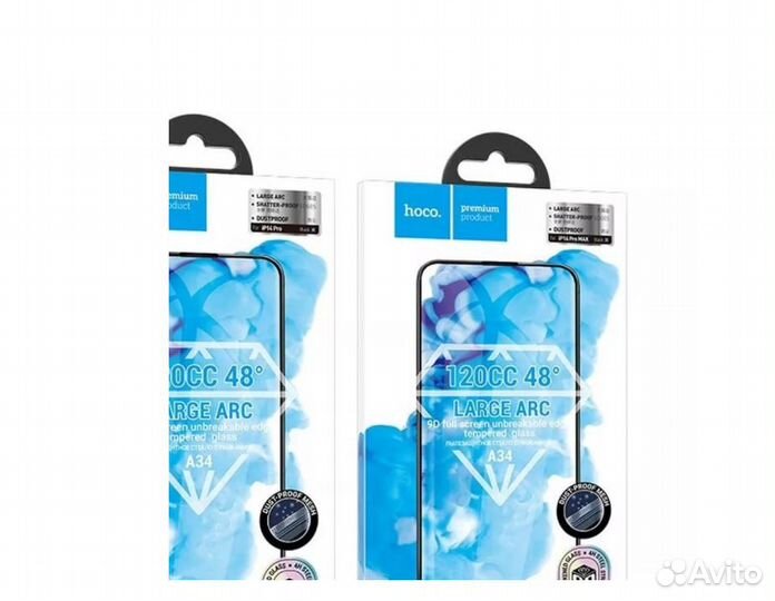 Защитное стекло для iPhone 15 (6.1) hoco A34 9D за