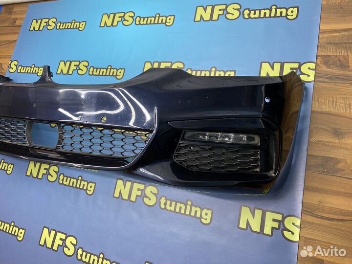 Передний бампер для BMW G30 М пакет дорест