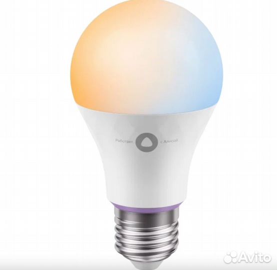 Умная лампочка Яндекс с Алисой, цоколь E27, 8 Вт