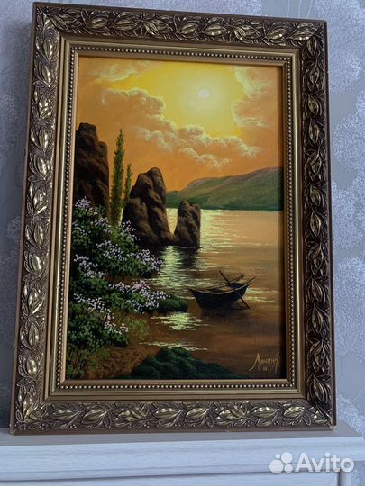 Картина маслом на холсте пейзаж