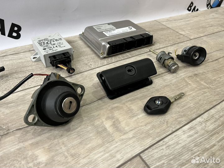 Комплект эбу+EWS+ключ и личинки Bmw e39 М54б25