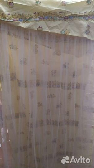 Бортики и балдахин в кроватку