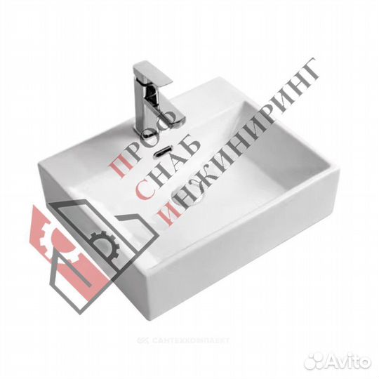 Умывальник подвесной Quadra 50 1 отверстие под сме