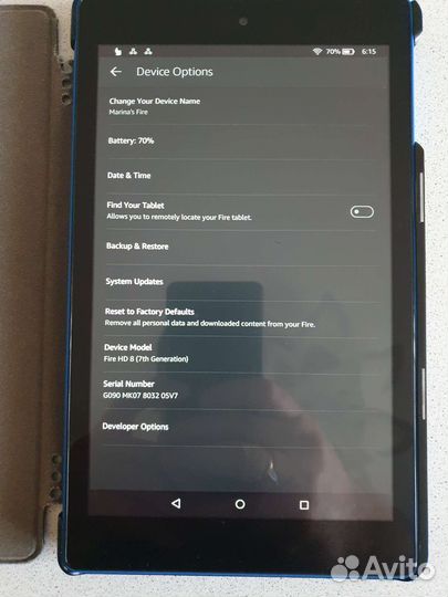 Планшет Amazon fire HD8 (7-th gen) 8