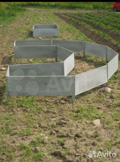 Крепление для монтажа грядок из плоского шифера