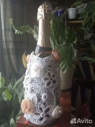 Аксессуар подарочный-платье для шампанского