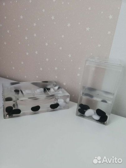 Набор для ванной стакан и мыльница