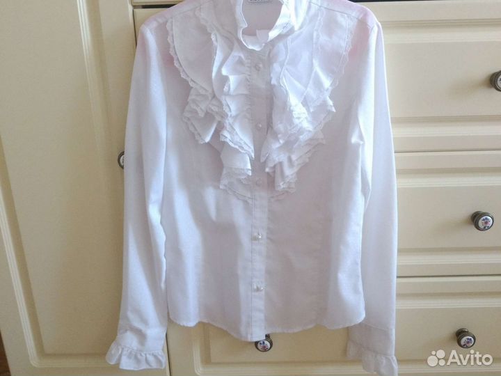 Нарядная блузка в школу 140