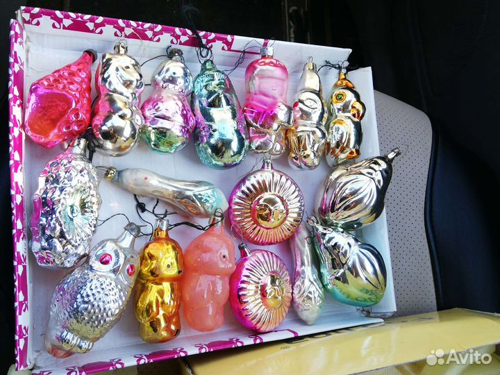 Елочные игрушки СССР