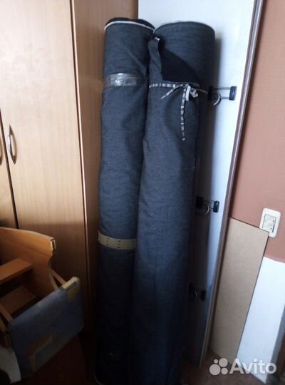 Ткань джинсовая утепленная на флисе