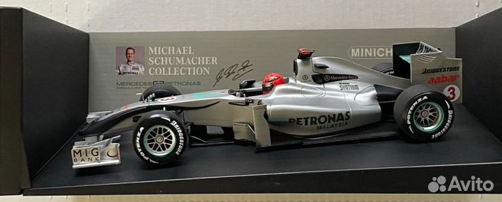 1:18 Michael Schumacher 2010 Mercedes 1/18