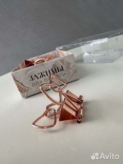 Зажимы для бумаг Бантик