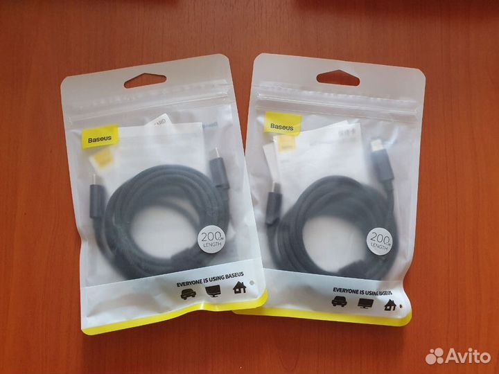 Кабель Baseus USB Type C 100w 2 метра