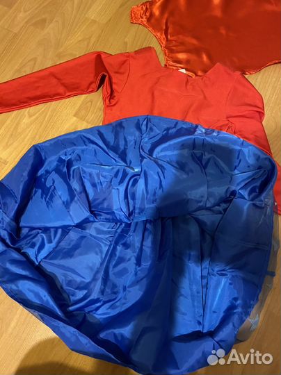 Костюм платье девочка Супергерой HM 6-8 лет