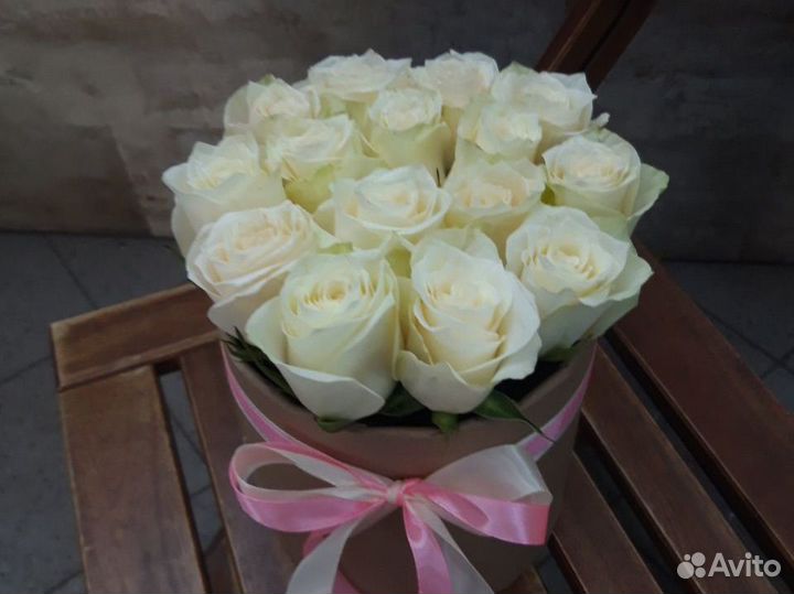 Розы в Коробке Сборные Букеты Доставка