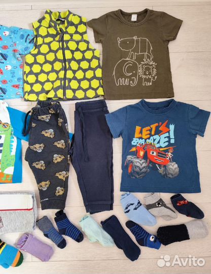 Детские вещи пакетом на мальчика 68 80