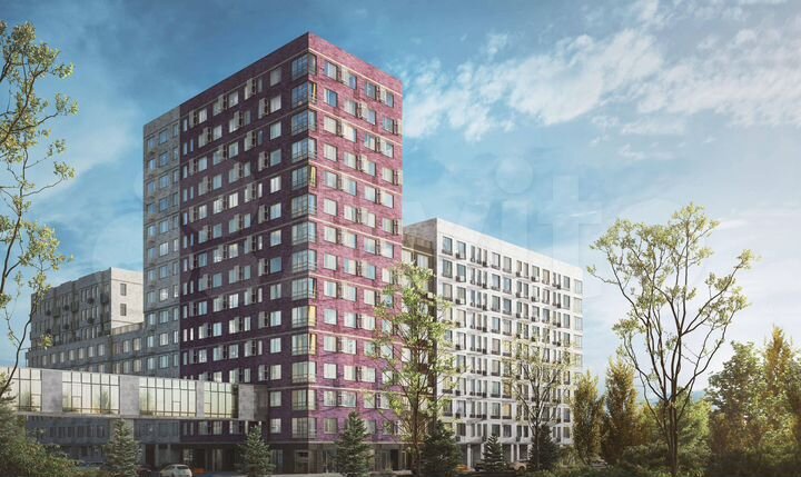 Квартира-студия, 34,1 м², 9/15 эт.