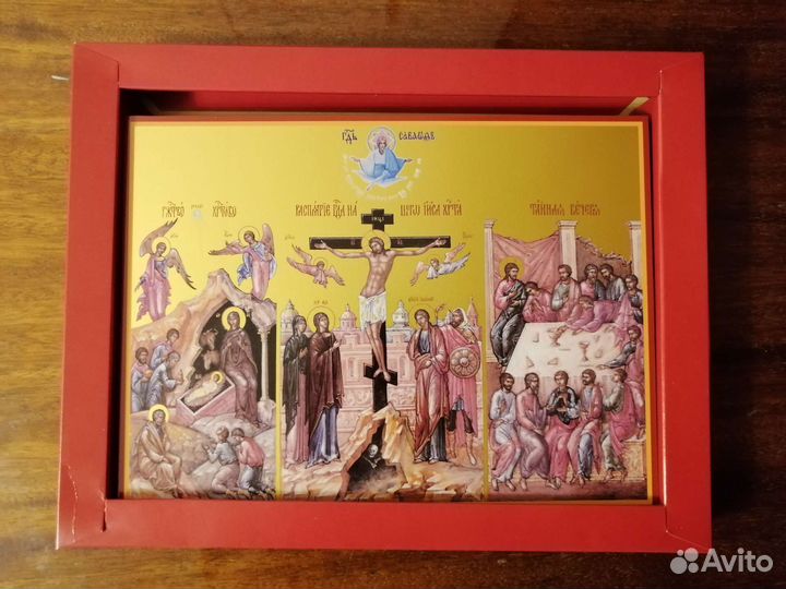 Триптих икона на дереве