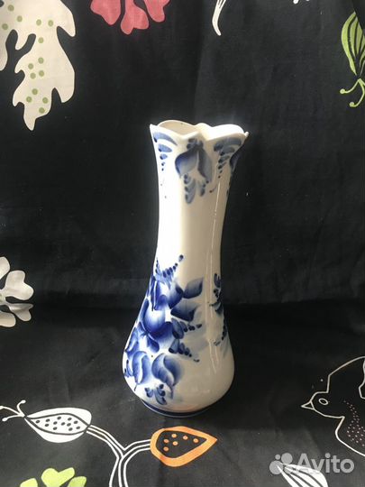 Ваза и чайник СССР гжель