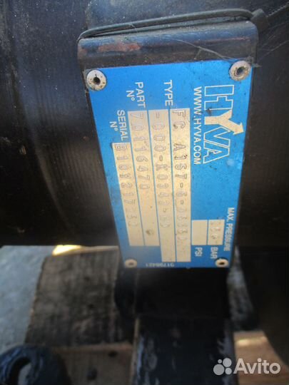 Цилиндр подъема кузова FC A157-5-05650 250bar hyva