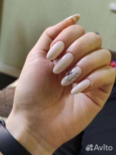 Маникюр Гель лак Наращивание