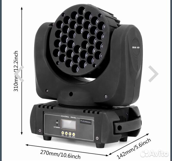 Вращающаяся голова Голова вращения Involight led