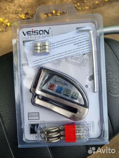 Veison DX-19 замок сигнализация на диск мотоцикла