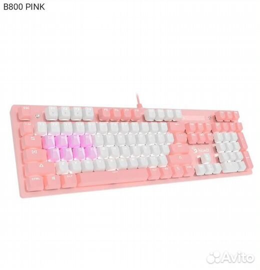 B800 pink, Клавиатура механическая A4Tech Bloody B