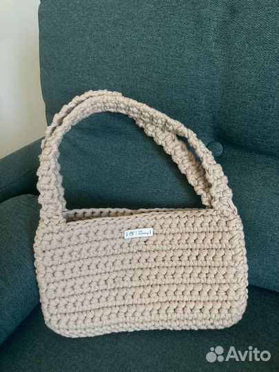 Сумка вязаная на доставку
